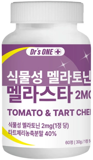 닥터스원 식물성 멜라토닌 멜라스타 30g, 60정, 1개 - 쿠팡