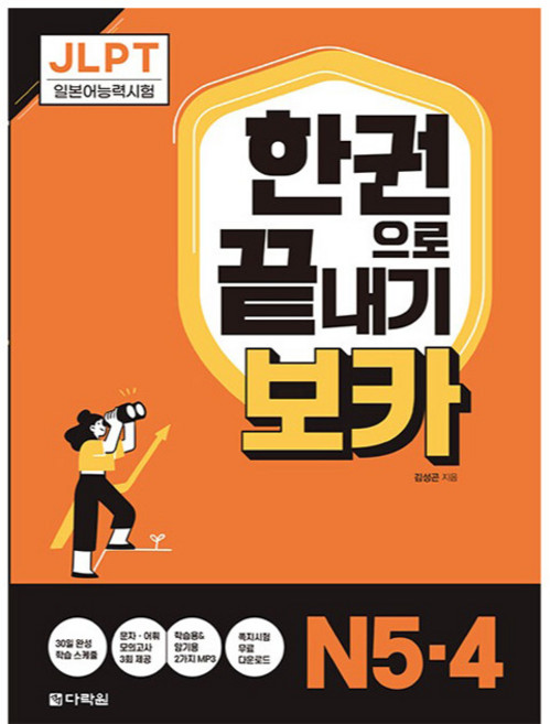 JLPT 한권으로 끝내기 보카 N5·4, 다락원