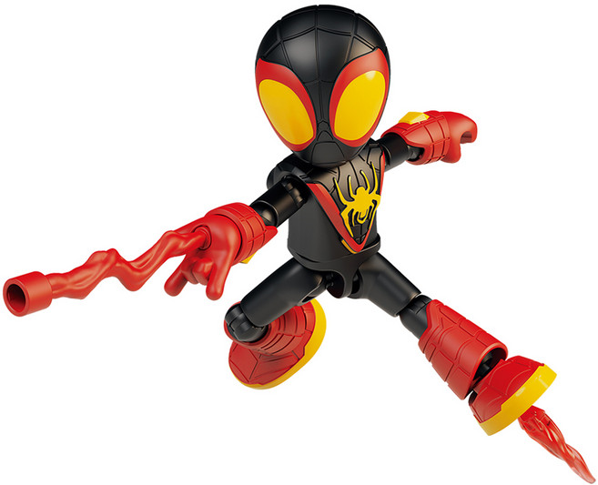 블로키 스파이디 그리고 놀라운 친구들 피규어 AL03 스파이더맨 마일즈 웹슈트 74820, 1개