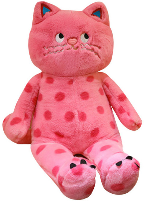 DADALAND 愛心圓點貓咪娃娃, 40cm, 1個, 混合顏色