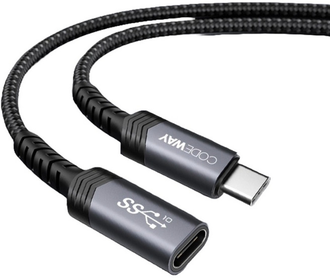 코드웨이 USB 3.2 C타입 GEN2 연장케이블, 1개, 3m