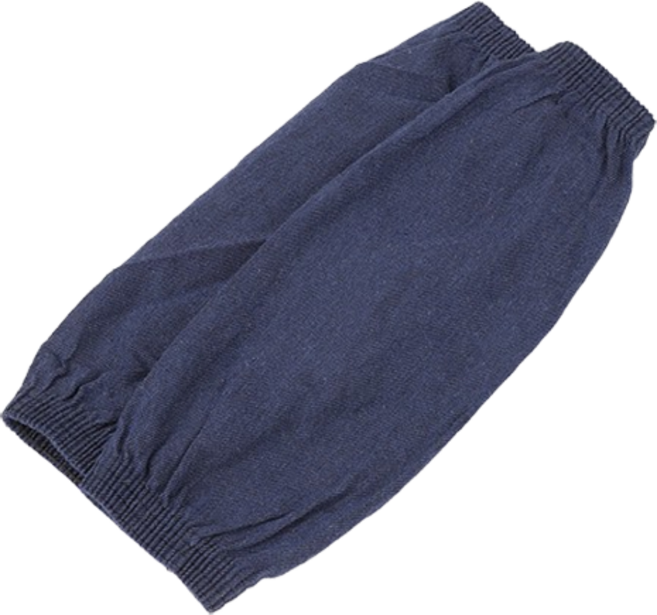 헤이조이 작업용 다용도 공방 4단 스티치 소매 미술 팔토시 양쪽착용 세트, 청색