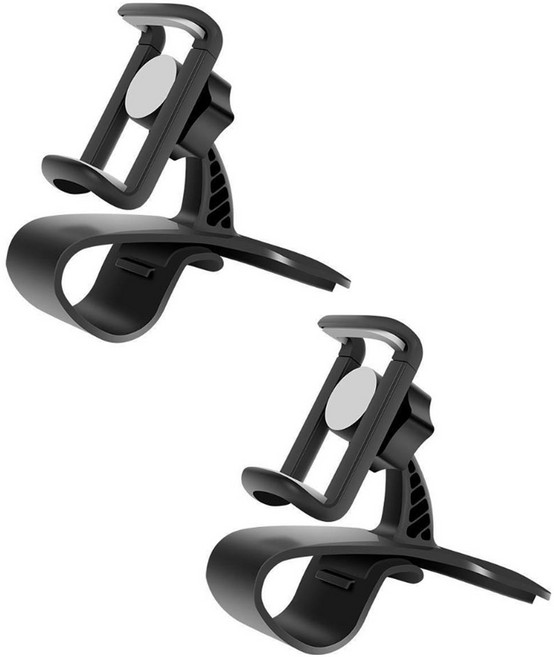 플로우코드 차량용 계기판 대쉬보드 핸드폰 거치대, 블랙, 2개