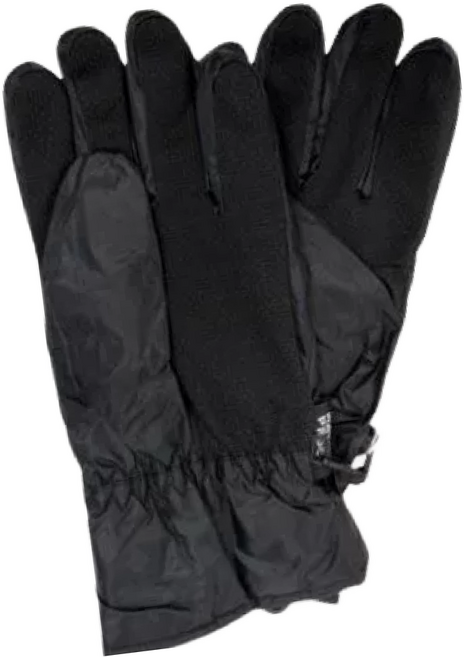 MIKE-TEX 防水止滑手套 成人聚酯纖維 全顆粒耐磨 100%防水/防寒保暖 母子扣-方便攜帶, 黑色