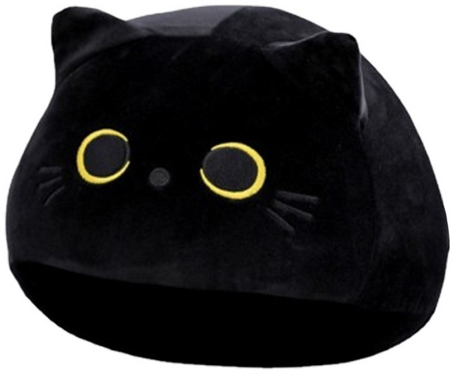 다다랜드 모찌 깜냥 고양이 인형, 32cm, 블랙, 1개