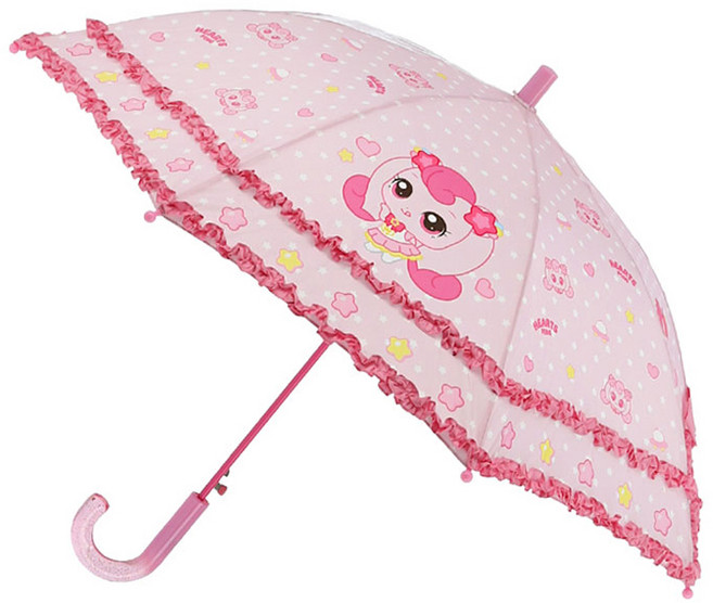 캐치티니핑 여아용 스무디 47 스타 이중 프릴 장우산 OUTPU10004
