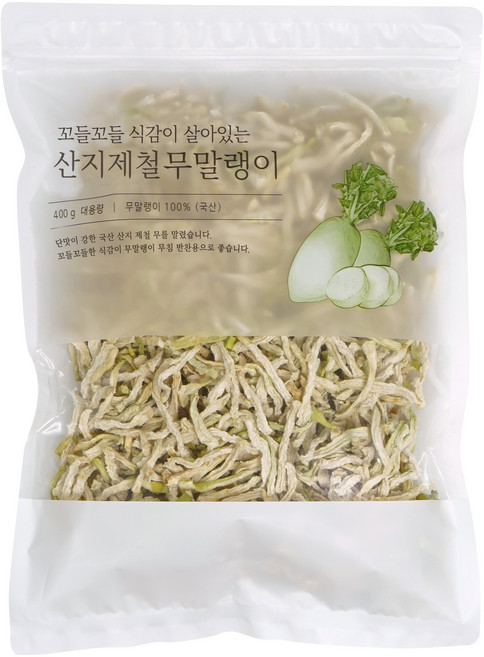 이미지 산지제철 무말랭이, 1개, 400g
