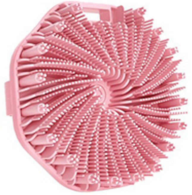 회오리 실리콘 샤워 브러쉬, 핑크, 1개, 1개입