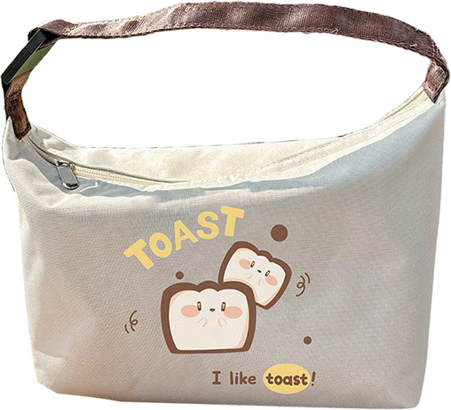 비투윈 주방용품 도시락가방, 그레이색상, 1개