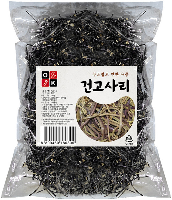 오케이식품 건고사리, 100g, 1개