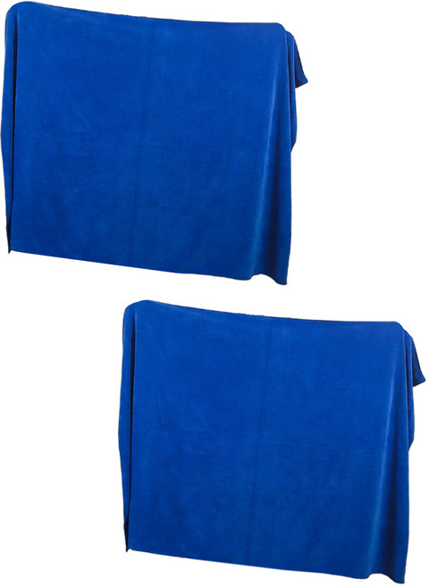 플로우코드 바스타월 담요 310g 대형, 블루, 2개