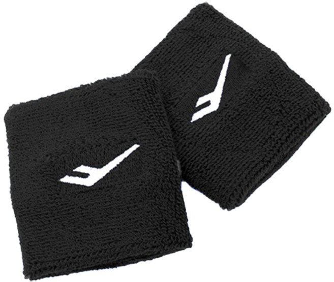 프로스펙스 테리 손목 밴드, 블랙, 2개