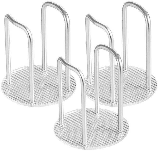 모나코올리브 알루미늄 와이어 심플 종이컵 정리대, 실버, 3개