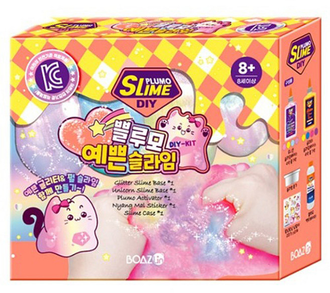 BOAZLin Plumo DIY 漂亮史萊姆, 1個, 隨機出貨