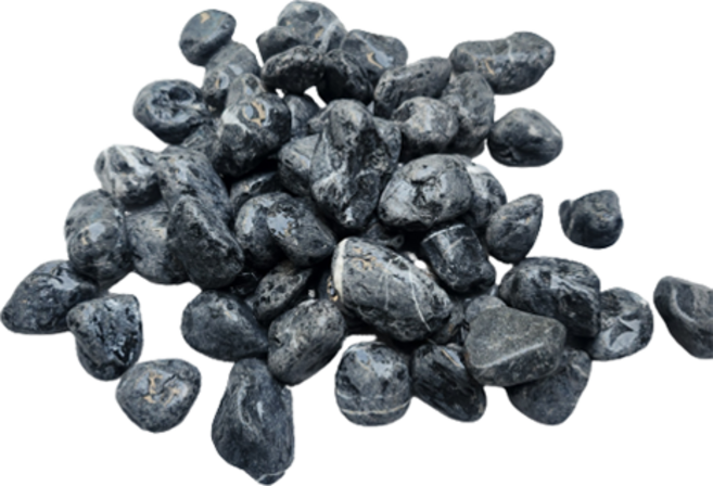 위드블럭 동글동글 해미석 자갈 블랙 20~30mm, 1개, 10kg