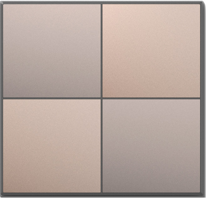 틸인스 갤러리 통신 블랭크 플레이트 맹커버 2개용 베이지골드, 1개