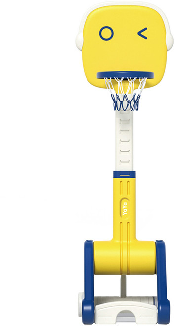 야야 유아용 마이봇 높이조절 멀티 농구대 + 농구공 세트, 혼합색상, 1세트