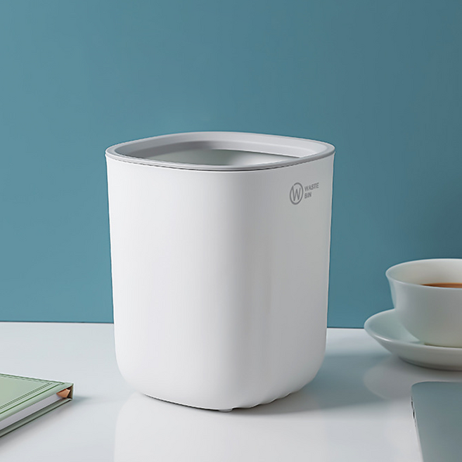 프레이르 쓰레기통 테이블 미니휴지통, 화이트