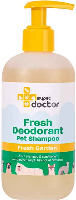 마이펫닥터 프레쉬 데오드란트 펫 샴푸 프레쉬 가든향, 300g, 1개입, 1개 - 쿠팡