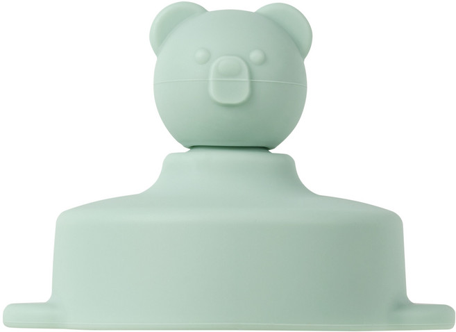 아키움 빨대컵 곰돌이 토퍼 뚜껑, 1개, 단품(민트)