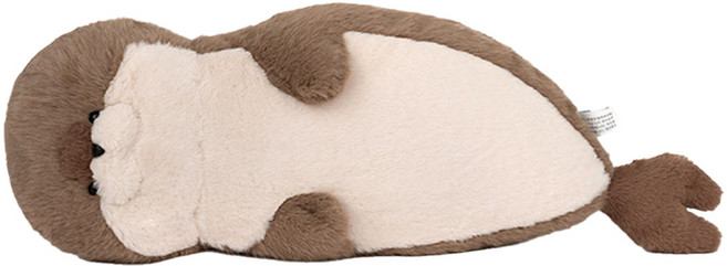 다다랜드 뱃살 수달 인형, 70cm, 브라운, 1개