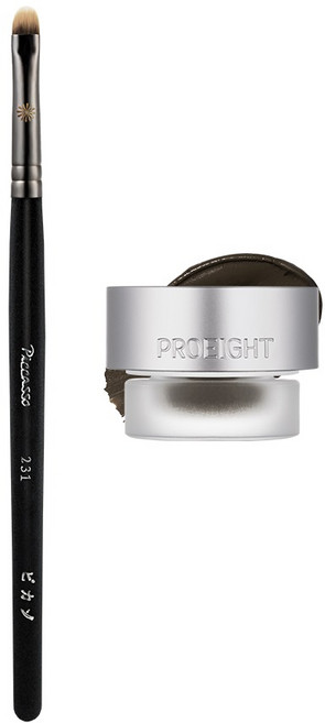 PICCASSO 畢卡索 Stay on眼線膠+231眼線筆組, 04 Mute Brown, 1組