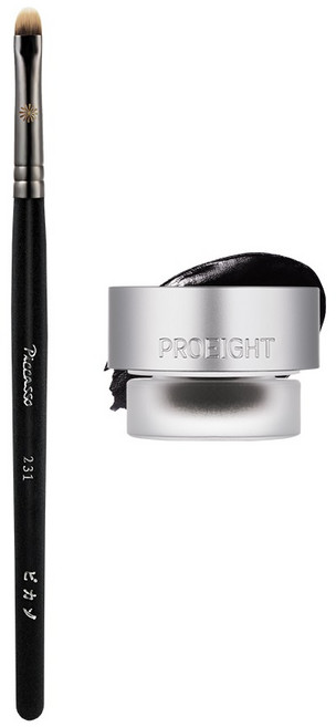 PICCASSO 畢卡索 Stay on眼線膠+231眼線筆組, 01 Deep Black, 1組