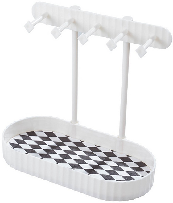 레디엘로 화장대 액세서리 보관함 걸이형, 화이트, 1개