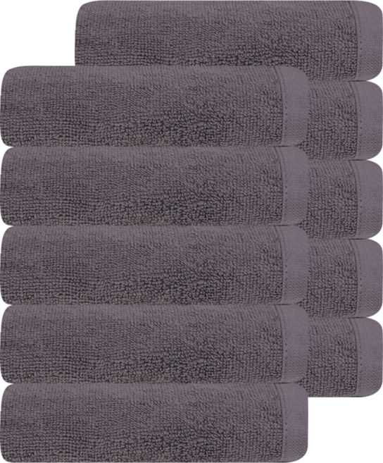 키리아 미용 업소용 다용도 수건 115g 30수 면사, 그레이, 10개