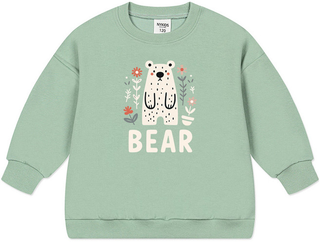 뉴욕꼬맹이 아동용 오버핏 맨투맨 W288