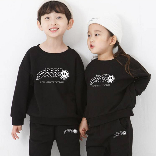 키즈크루 아동용 해피굿투 상하세트