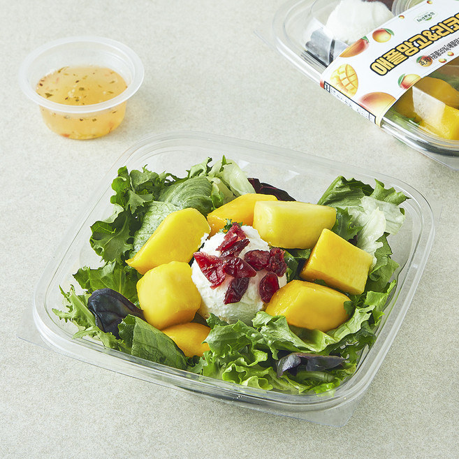 All바른농장 애플망고 & 리코타 샐러드, 200g, 1개