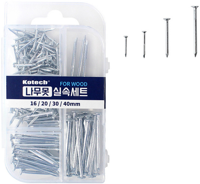 코텍스 실속간편 나무못 세트, 1개
