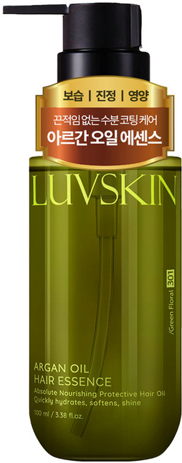 루브스킨 아르간오일 헤어에센스 그린플로럴향, 100ml, 1개