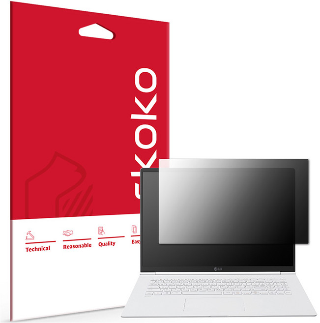 스코코 노트북 프라이버시 정보 보안 사생활보호필름 세트, 1세트