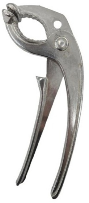 키친하우스 뚝배기 주방 냄비집게, 실버, 1개