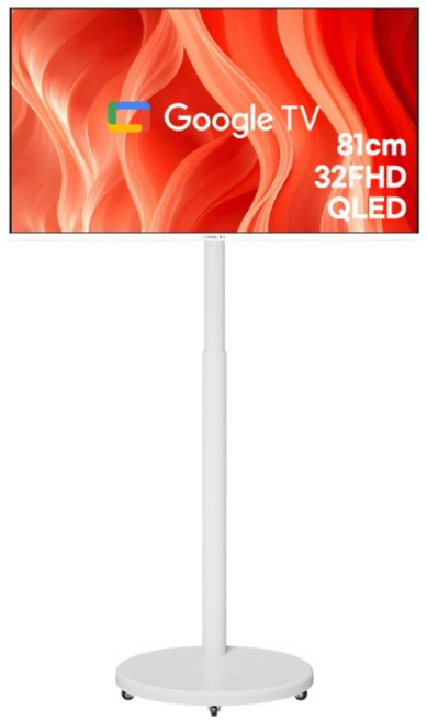 와이드뷰 FHD QLED 화이트에디션 스마트 TV + 와이드무빙뷰 삼탠바이미 V3 세트, 81cm(32인치), GTWV320FHDQ11(TV), EKWBYME78W(스탠드), 스탠드형, 고객직접설치