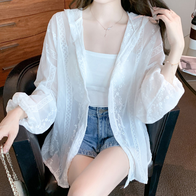 페이퍼먼츠 레이닝 레이스 후드 바람막이 얇은 자켓 10217