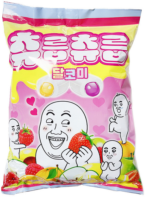 츄릅츄릅 달코미 소프트 츄잉 과일맛 6종 캔디, 1kg, 1개