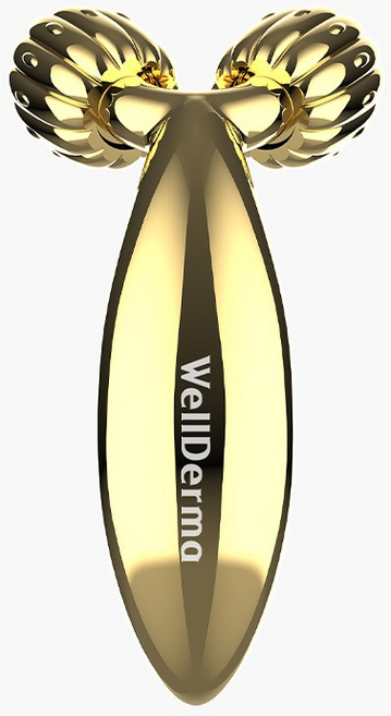 웰더마 페이스 리프팅 컴팩트 롤러, 1개, 골드