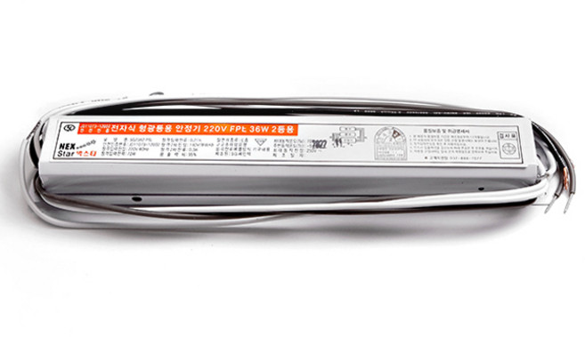 전자식 형광등 안정기 FPL 36W 2등용, 1개