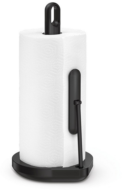 simplehuman 廚房紙巾架4 SPH-KT1204, 黑色, 1個