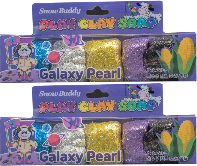 스노우버디 아동용 플레이 갤러시펄 클레이솝, 210g