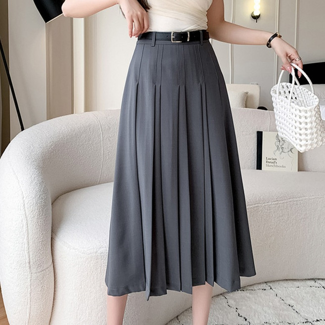 페이퍼먼츠 로티 데일리 하이웨스트 플리츠 스커트 10012