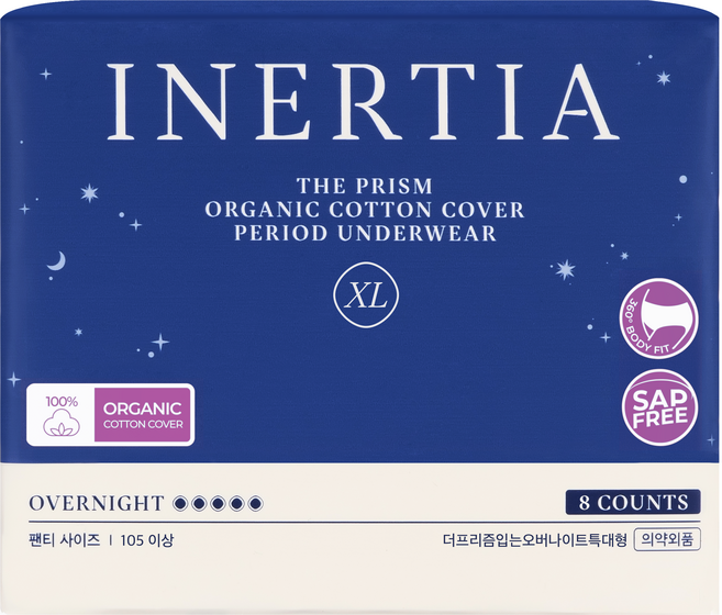 이너시아 더 프리즘 입는 오버나이트, 특대형, 8개입, 1개
