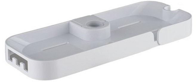 인뮤즈 샤워바 욕실 선반 세트, 1세트, 화이트