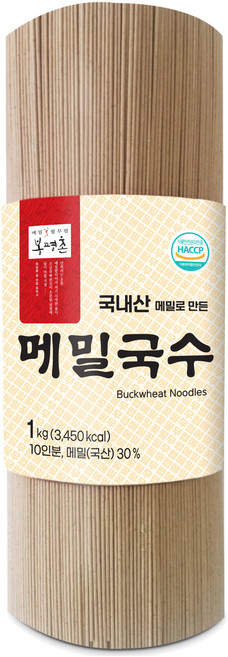봉평촌 메밀국수 롤타입, 1kg, 1개
