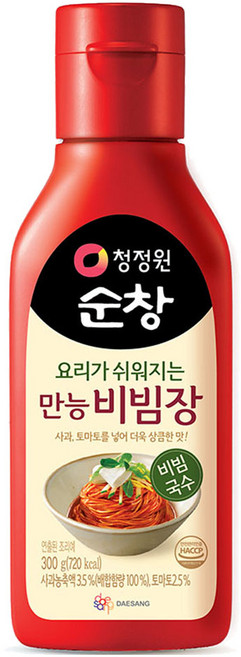 청정원순창 만능비빔장 튜브형, 300g, 1개