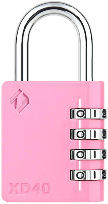 자커 브리스터 다이얼 자물쇠 핑크 XD40, 1개