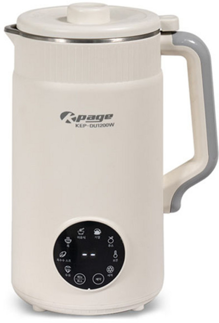K page 湯品 粉粥 奶茶 果汁 豆漿機 1.2L, KEP-DU1200W